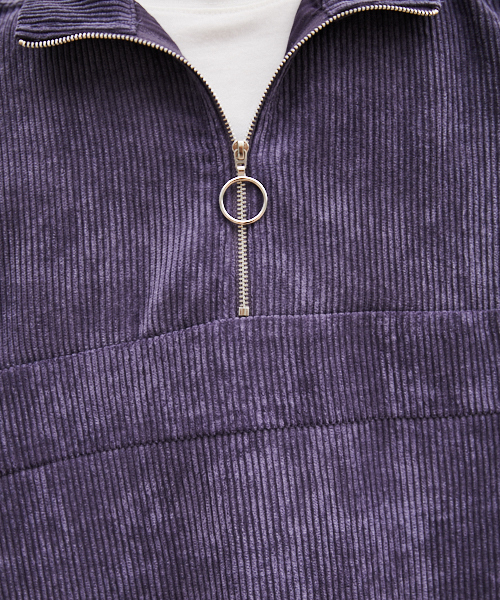 kutir（クティール）の「コーデュロイ ハーフジップ プルオーバー（シャツ/ブラウス・メンズ・ブラック/ベージュ/ネイビー・MEDIUM/LARGE）」の16枚目の写真