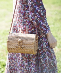 Casselini | 【Casselini×村田倫子】ラタンバッグ(ショルダーバッグ)