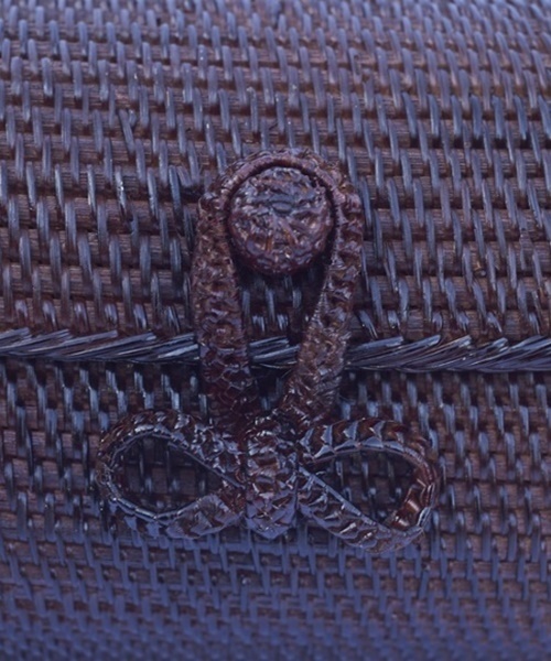 Casselini（キャセリーニ）の「Casselini(キャセリーニ)ラタンバッグ（ショルダーバッグ・レディース・ダークブラウン/ナチュラル・FREE）」の15枚目の写真