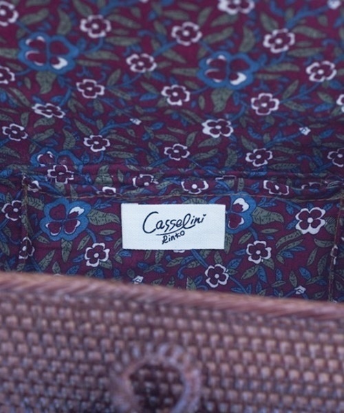 Casselini（キャセリーニ）の「Casselini(キャセリーニ)ラタンバッグ（ショルダーバッグ・レディース・ダークブラウン/ナチュラル・FREE）」の18枚目の写真
