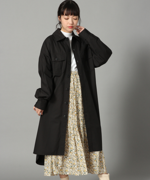 LOWRYS FARM（ローリーズファーム）の「ロングCPOジャケット　819479（その他アウター・レディース・ブラック/ベージュ/カーキ・FREE）」の7枚目の写真