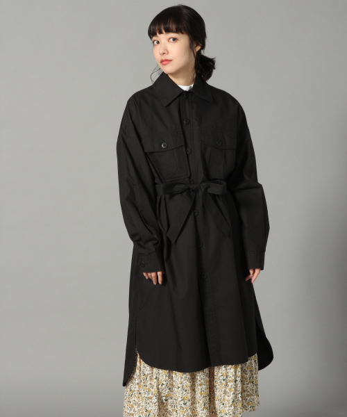 LOWRYS FARM（ローリーズファーム）の「ロングCPOジャケット　819479（その他アウター・レディース・ブラック/ベージュ/カーキ・FREE）」の8枚目の写真