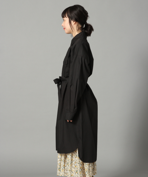 LOWRYS FARM（ローリーズファーム）の「ロングCPOジャケット　819479（その他アウター・レディース・ブラック/ベージュ/カーキ・FREE）」の9枚目の写真