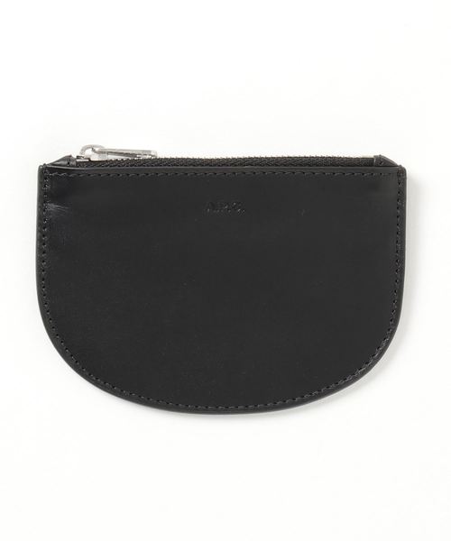 A.P.C.(アーペーセー)の「PORTE MONNAIE DEMI LUNE 19P(コインケース/札入れ)」|ブラック