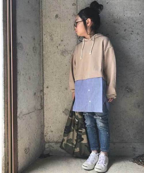 Ciaopanic Typy チャオパニックティピー の Web限定 パーカーレイヤードスウェット パーカー Wear