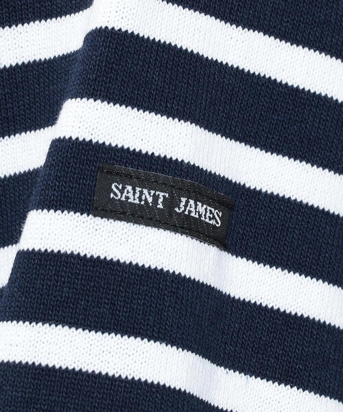 SAINT JAMES(セントジェームス)の「<SAINT JAMES>OUESSANT BORDER PULLOVER 19SS/カットソー(Tシャツ/カットソー・レディース・ベージュ/オレンジ/ネイビー/ライム/ホワイト・1/3)」の13枚目の写真