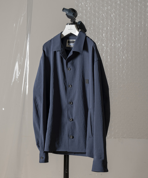 MAISON SPECIAL（メゾンスペシャル）の「トランスフォームバッグコーチジャケット 【MAISON SPECIAL/メゾンスペシャル】（ブルゾン・メンズ・ブラック/カーキ/ブルー・44/46/48）」の3枚目の写真