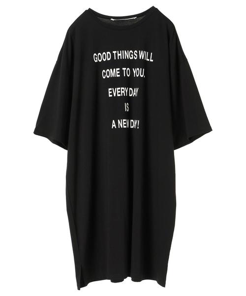 Editt by YECCA VECCA（エディットバイイェッカヴェッカ）の「ロゴBIG-Tee（Tシャツ/カットソー・レディース・ホワイト/ブラック/杢グレー・FREE）」の13枚目の写真