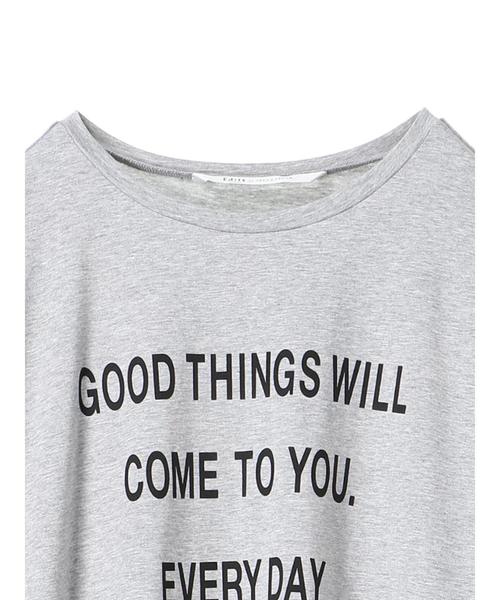 Editt by YECCA VECCA（エディットバイイェッカヴェッカ）の「ロゴBIG-Tee（Tシャツ/カットソー・レディース・ホワイト/ブラック/杢グレー・FREE）」の20枚目の写真