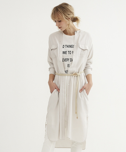 Editt by YECCA VECCA（エディットバイイェッカヴェッカ）の「ロゴBIG-Tee（Tシャツ/カットソー・レディース・ホワイト/ブラック/杢グレー・FREE）」の2枚目の写真