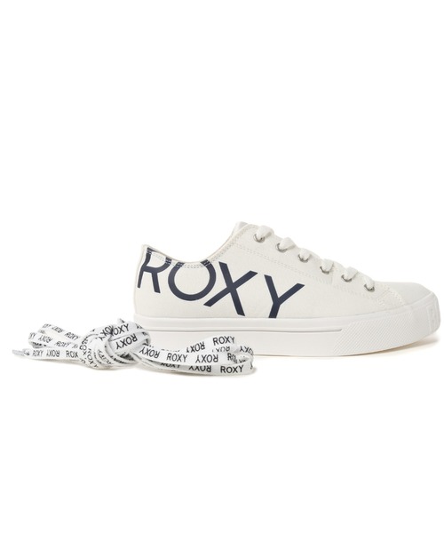 ROXY（ロキシー）の「MY ROXY/ロキシー サイドロゴ スニーカー ローカット（スニーカー・レディース・ホワイト/ブラック/ピンク・24cm/25cm/23cm）」の2枚目の写真