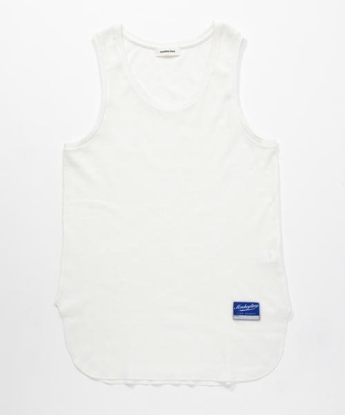 MONKEY TIME（モンキータイム）の「MT∴ 40サーマル ロング タンクトップ ◆（タンクトップ・メンズ・ホワイト/ブラック/グレー・LARGE/MEDIUM）」の6枚目の写真