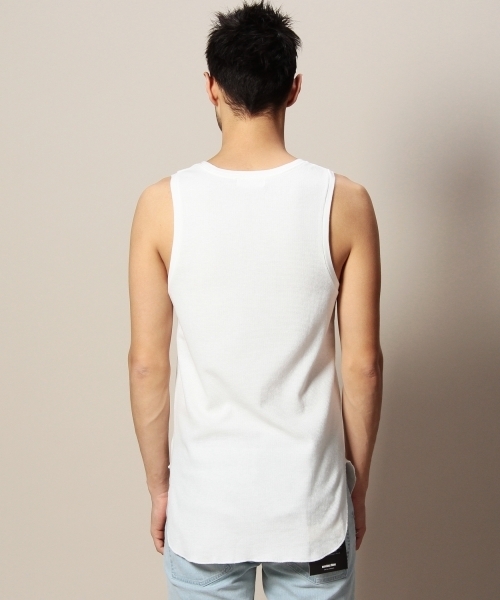 MONKEY TIME（モンキータイム）の「MT∴ 40サーマル ロング タンクトップ ◆（タンクトップ・メンズ・ホワイト/ブラック/グレー・LARGE/MEDIUM）」の8枚目の写真