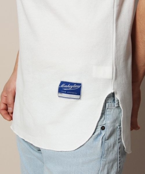 MONKEY TIME（モンキータイム）の「MT∴ 40サーマル ロング タンクトップ ◆（タンクトップ・メンズ・ホワイト/ブラック/グレー・LARGE/MEDIUM）」の10枚目の写真