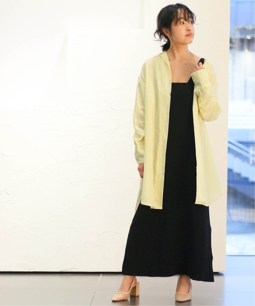 CITYSHOP(シティーショップ)の「ストライプシャツ(シャツ/ブラウス・レディース・イエロー/ブラック・FREE)」の7枚目の写真