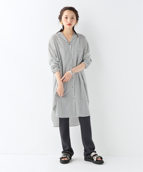 CITYSHOP(シティーショップ)の「ストライプシャツ(シャツ/ブラウス・レディース・イエロー/ブラック・FREE)」の18枚目の写真