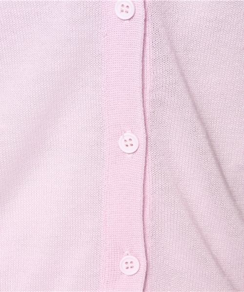 WEGO（ウィゴー）の「WEGO/Vネックカーディガン（カーディガン/ボレロ・レディース・オレンジ/ホワイト系その他/ライム/ブルー系その他/ライトパープル/ライトイエロー/レッド・FREE）」の15枚目の写真