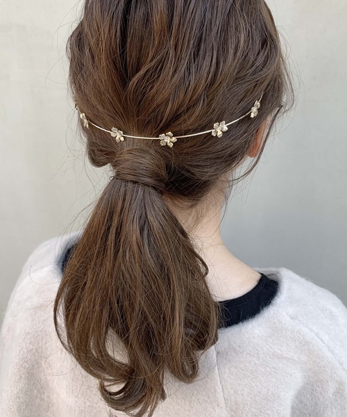 flower（フラワー）の「コロールカチューシャ（カチューシャ・レディース・シルバー/ゴールド・FREE）」の8枚目の写真