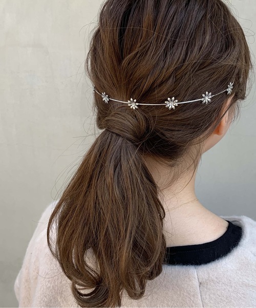 flower（フラワー）の「コロールカチューシャ（カチューシャ・レディース・シルバー/ゴールド・FREE）」の7枚目の写真