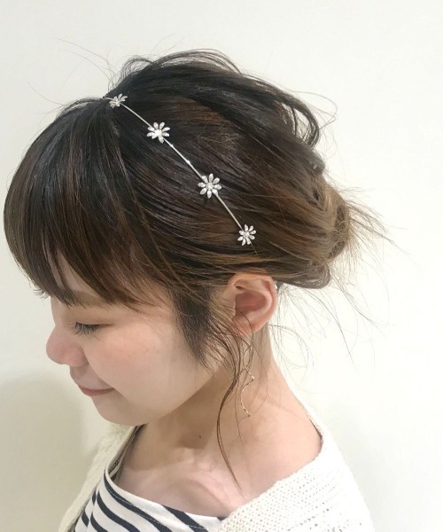 flower（フラワー）の「コロールカチューシャ（カチューシャ・レディース・シルバー/ゴールド・FREE）」の15枚目の写真