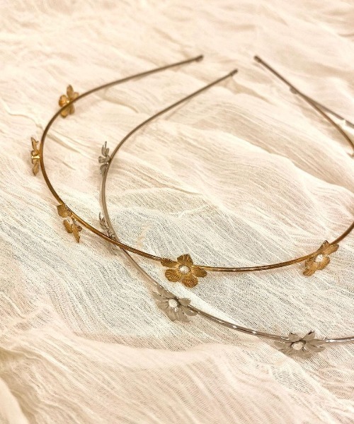 flower（フラワー）の「コロールカチューシャ（カチューシャ・レディース・シルバー/ゴールド・FREE）」の5枚目の写真