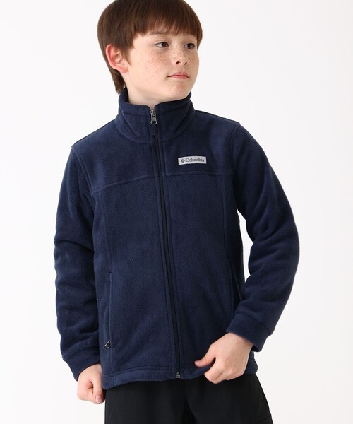 Columbia（コロンビア）の「Columbia／キッズ スティーンズマウンテンII フリース／コロンビア（ブルゾン・キッズ・ブルー/レッド/ブラウン/ヘザーチャコール/レッド系その他/グリーン/ネイビー/ブルー系その他/イエロー/グレー/レッド系その他2/ブラック/ブルーグリーン/オレンジ・XXS/XS/S/M/L）」の8枚目の写真