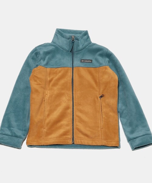 Columbia（コロンビア）の「Columbia／キッズ スティーンズマウンテンII フリース／コロンビア（ブルゾン・キッズ・ブルー/レッド/ブラウン/ヘザーチャコール/レッド系その他/グリーン/ネイビー/ブルー系その他/イエロー/グレー/レッド系その他2/ブラック/ブルーグリーン/オレンジ・XXS/XS/S/M/L）」の5枚目の写真