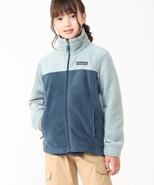 Columbia（コロンビア）の「Columbia／キッズ スティーンズマウンテンII フリース／コロンビア（ブルゾン・キッズ・ブルー/レッド/ブラウン/ヘザーチャコール/レッド系その他/グリーン/ネイビー/ブルー系その他/イエロー/グレー/レッド系その他2/ブラック/ブルーグリーン/オレンジ・XXS/XS/S/M/L）」の9枚目の写真