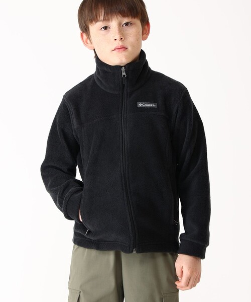Columbia（コロンビア）の「Columbia／キッズ スティーンズマウンテンII フリース／コロンビア（ブルゾン・キッズ・ブルー/レッド/ブラウン/ヘザーチャコール/レッド系その他/グリーン/ネイビー/ブルー系その他/イエロー/グレー/レッド系その他2/ブラック/ブルーグリーン/オレンジ・XXS/XS/S/M/L）」の2枚目の写真