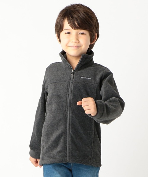 Columbia（コロンビア）の「Columbia／キッズ スティーンズマウンテンII フリース／コロンビア（ブルゾン・キッズ・ブルー/レッド/ブラウン/ヘザーチャコール/レッド系その他/グリーン/ネイビー/ブルー系その他/イエロー/グレー/レッド系その他2/ブラック/ブルーグリーン/オレンジ・XXS/XS/S/M/L）」の4枚目の写真