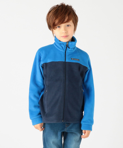 Columbia（コロンビア）の「Columbia／キッズ スティーンズマウンテンII フリース／コロンビア（ブルゾン・キッズ・ブルー/レッド/ブラウン/ヘザーチャコール/レッド系その他/グリーン/ネイビー/ブルー系その他/イエロー/グレー/レッド系その他2/ブラック/ブルーグリーン/オレンジ・XXS/XS/S/M/L）」の7枚目の写真