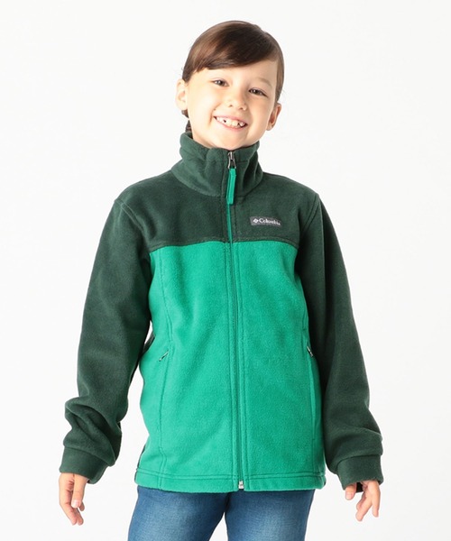 Columbia（コロンビア）の「Columbia／キッズ スティーンズマウンテンII フリース／コロンビア（ブルゾン・キッズ・ブルー/レッド/ブラウン/ヘザーチャコール/レッド系その他/グリーン/ネイビー/ブルー系その他/イエロー/グレー/レッド系その他2/ブラック/ブルーグリーン/オレンジ・XXS/XS/S/M/L）」の6枚目の写真