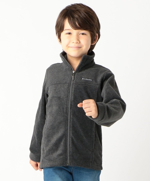 Columbia（コロンビア）の「Columbia／キッズ スティーンズマウンテンII フリース／コロンビア（ブルゾン・キッズ・ブルー/レッド/ブラウン/ヘザーチャコール/レッド系その他/グリーン/ネイビー/ブルー系その他/イエロー/グレー/レッド系その他2/ブラック/ブルーグリーン/オレンジ・XXS/XS/S/M/L）」の19枚目の写真