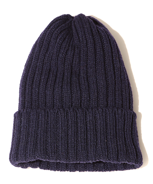 BEAMS PLUS（ビームスプラス）の「BEAMS PLUS / ウール ワッチキャップ（ニットキャップ/ビーニー・メンズ・ブラック/グレー/ベージュ/ナチュラル/オリーブ/ネイビー/ライトブルー/オレンジ・ONE SIZE）」の7枚目の写真