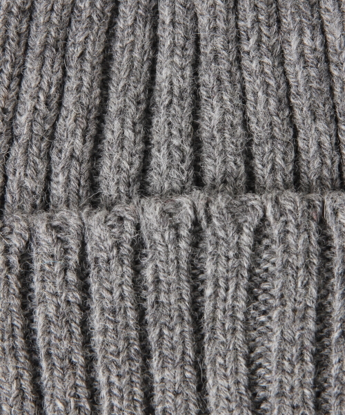 BEAMS PLUS（ビームスプラス）の「BEAMS PLUS / ウール ワッチキャップ（ニットキャップ/ビーニー・メンズ・ブラック/グレー/ベージュ/ナチュラル/オリーブ/ネイビー/ライトブルー/オレンジ・ONE SIZE）」の13枚目の写真