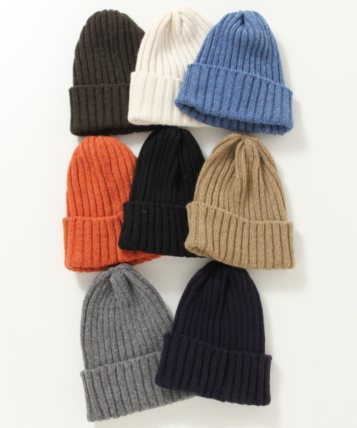 BEAMS PLUS（ビームスプラス）の「BEAMS PLUS / ウール ワッチキャップ（ニットキャップ/ビーニー・メンズ・ブラック/グレー/ベージュ/ナチュラル/オリーブ/ネイビー/ライトブルー/オレンジ・ONE SIZE）」の15枚目の写真