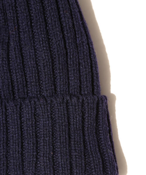 BEAMS PLUS（ビームスプラス）の「BEAMS PLUS / ウール ワッチキャップ（ニットキャップ/ビーニー・メンズ・ブラック/グレー/ベージュ/ナチュラル/オリーブ/ネイビー/ライトブルー/オレンジ・ONE SIZE）」の22枚目の写真