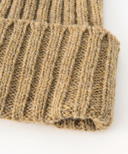 BEAMS PLUS（ビームスプラス）の「BEAMS PLUS / ウール ワッチキャップ（ニットキャップ/ビーニー・メンズ・ブラック/グレー/ベージュ/ナチュラル/オリーブ/ネイビー/ライトブルー/オレンジ・ONE SIZE）」の20枚目の写真