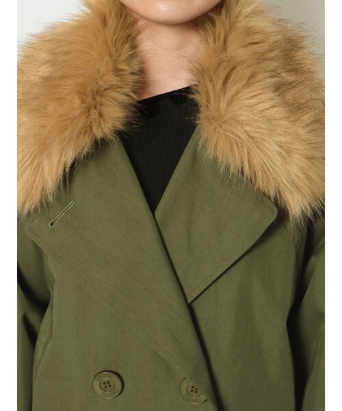 EMODA(エモダ)の「バルキーダブルコート(その他アウター・レディース・ブラック/ベージュ/カーキ・FREE)」の18枚目の写真