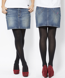 X-girl | HEART POCKET JEAN SKIRT(デニムスカート)