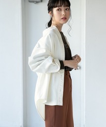 LOWRYS FARM | デニムＢＩＧシャツ　868293(シャツ/ブラウス)