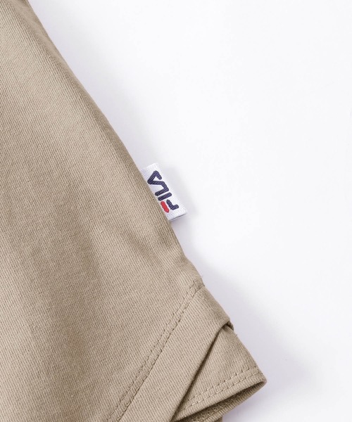 FILA（フィラ）の「FILA/フィラ フロント＆バックロゴ ビッグシルエットフットボール半袖Tシャツ（Tシャツ/カットソー・レディース・ホワイト/ブラック/ベージュ/ネイビー/チャコール・FREE）」の19枚目の写真