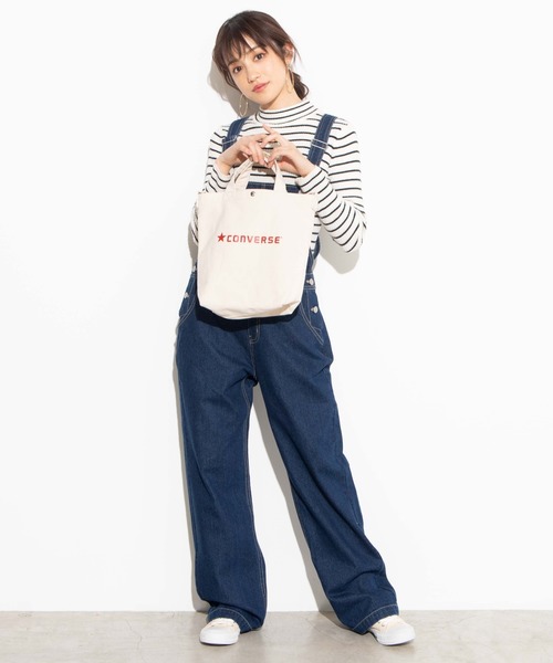 CONVERSE（コンバース）の「∴WEGO/CONVERS|別注2WAYロゴショルダー（ショルダーバッグ・メンズ・ブラック/レッド・FREE）」の7枚目の写真