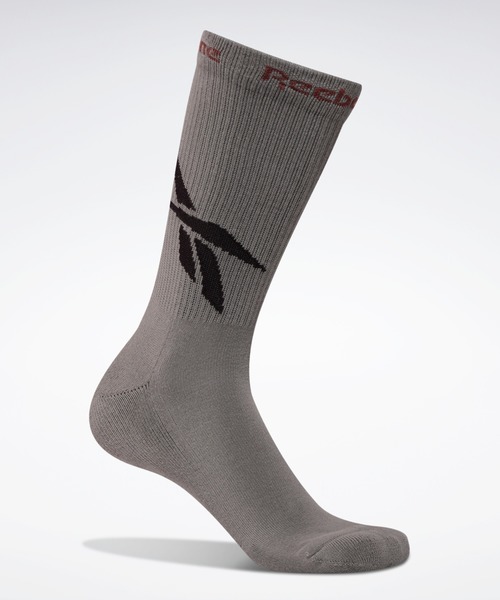 Reebok(リーボック)の「eightyone ソックス (ソックス/靴下・メンズ・グレー/ホワイト/ライトグレー/トップグレー・SMALL/LARGE/MEDIUM)」の4枚目の写真