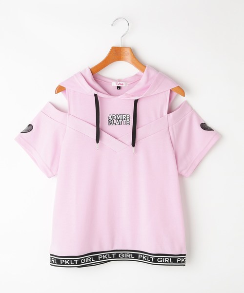 セール 肩見えフェイクレイヤードトップス Tシャツ カットソー Pink Latte ピンクラテ のファッション通販 Zozotown
