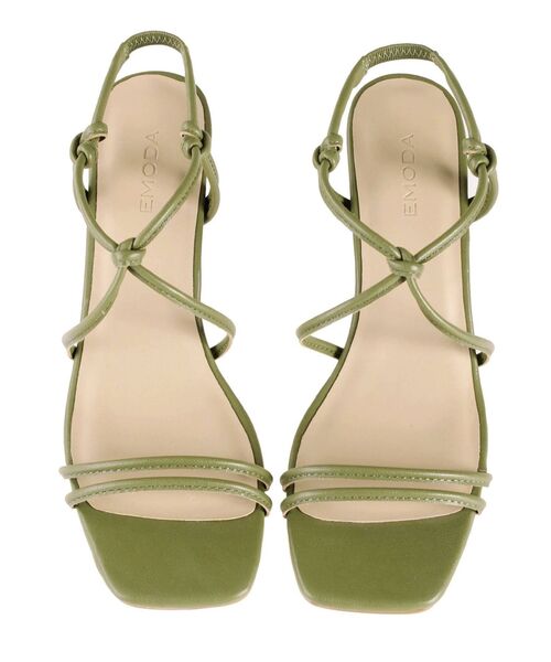 EMODA（エモダ）の「NARROWストラップサンダル（サンダル・レディース・ブラック/カーキ・SMALL/MEDIUM/LARGE）」の7枚目の写真