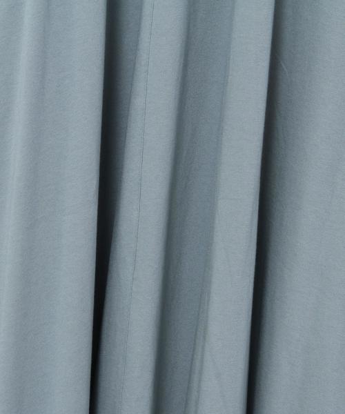 coen(コーエン)の「シルケット天竺フレアワンピース(ワンピース・レディース・ブラック/オリーブ・FREE)」の3枚目の写真