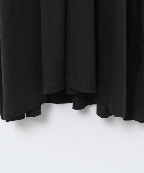 coen(コーエン)の「シルケット天竺フレアワンピース(ワンピース・レディース・ブラック/オリーブ・FREE)」の9枚目の写真