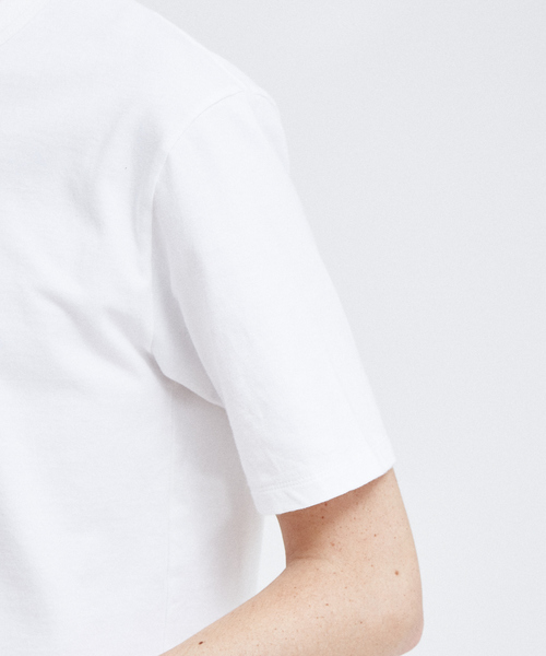 RECENCY OF MINE（リーセンシー オブ マイン）の「【Recency of Mine】ダブルバインダー ジップ半袖Tシャツ（Tシャツ/カットソー・メンズ・ブラック/オフホワイト/ブラウン・44/48/46）」の8枚目の写真