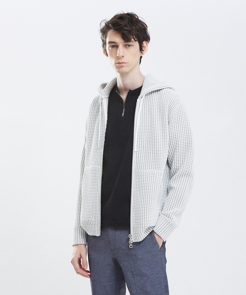 RECENCY OF MINE（リーセンシー オブ マイン）の「【Recency of Mine】ダブルバインダー ジップ半袖Tシャツ（Tシャツ/カットソー・メンズ・ブラック/オフホワイト/ブラウン・44/48/46）」の16枚目の写真